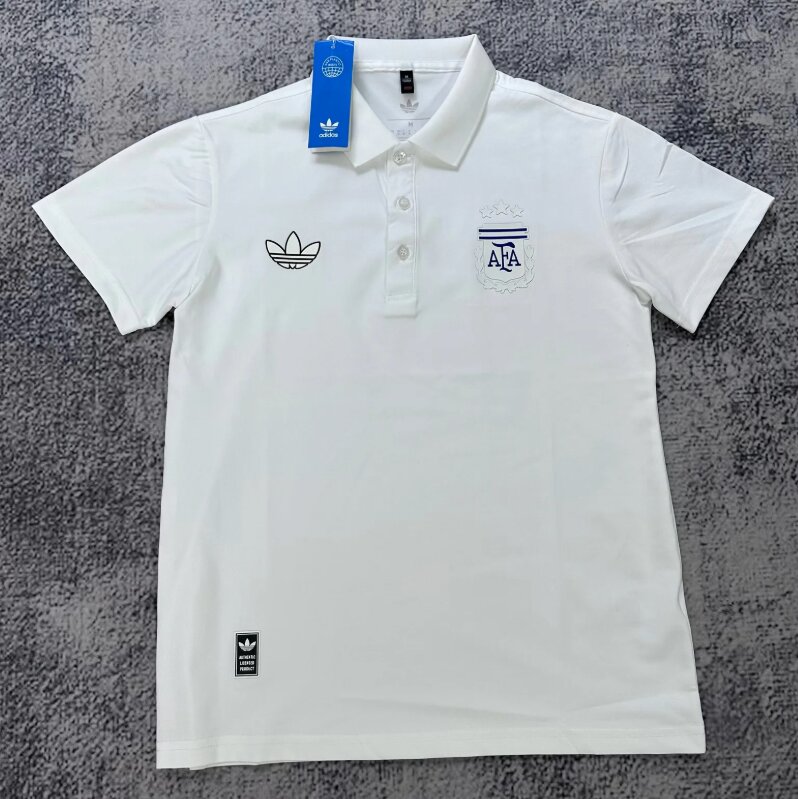 AAA Quality Argentina 26/27 All White Polo Shirts